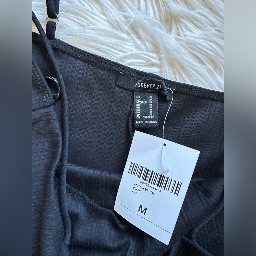 F21 ribbed square neck midi dress - Picture 4 of 7